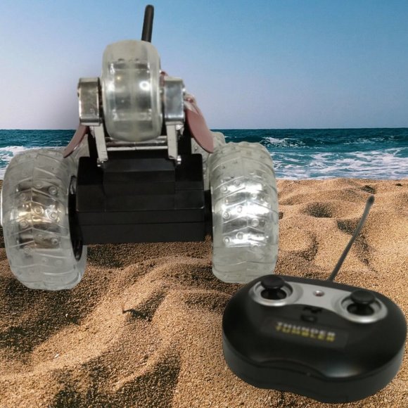 Blue Hat Radio Controlled Thunder Tumber Red 360 Degree Rally Car w/ LED Lights - Picture 4 of 16